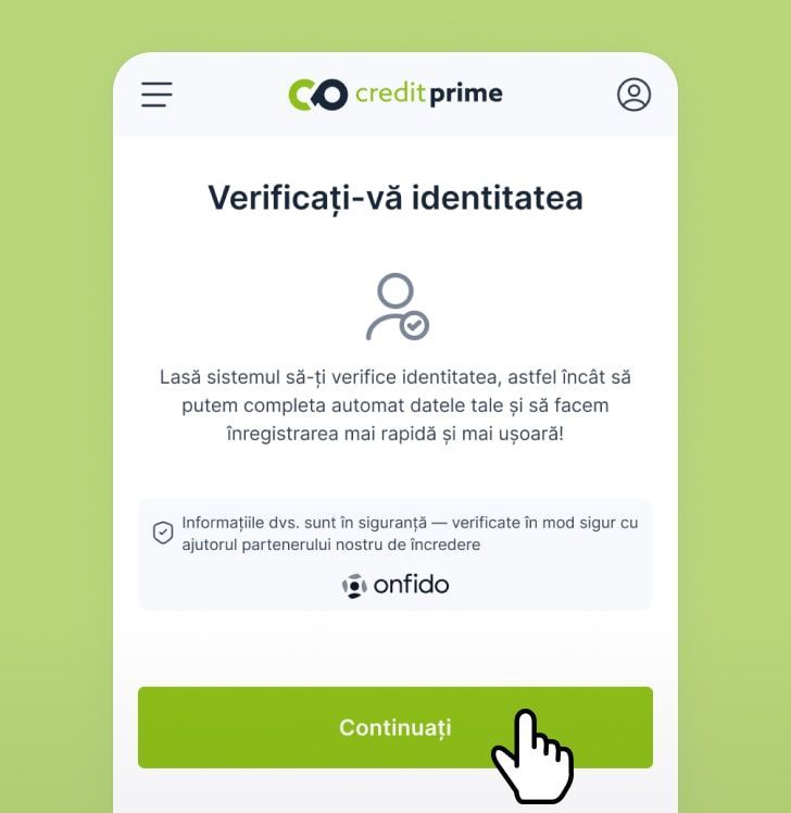 Confirmă identitatea.