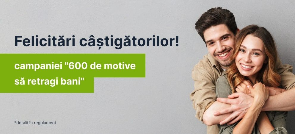 Câștigători campanie "600 de motive să retragi bani"