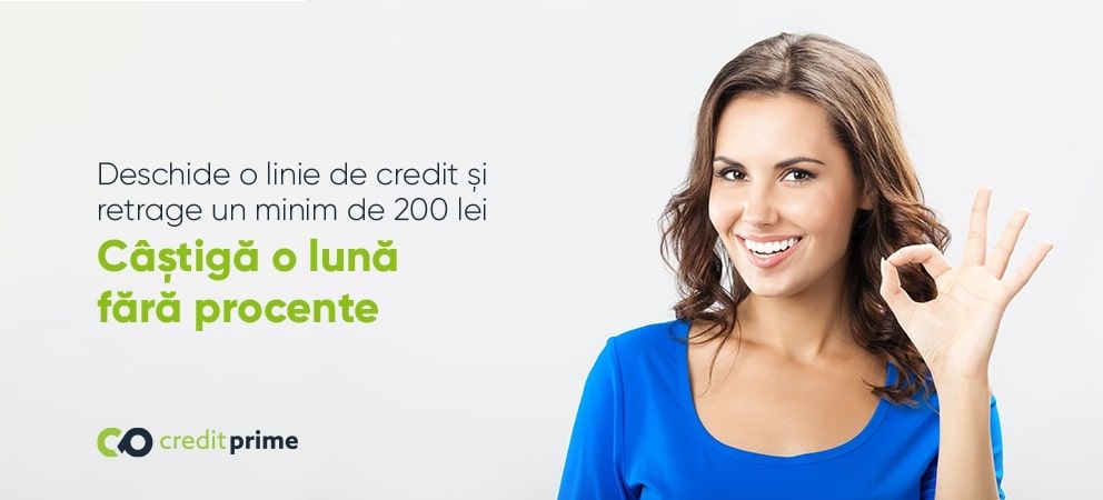 Promoție ”Vacanță la credit de 1 lună”