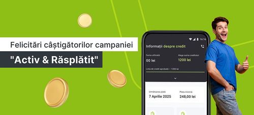 Câștigătorii campaniei Activ & Răsplătit (14) – CreditPrime