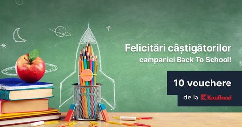 Câștigători campanie "Back to School"
